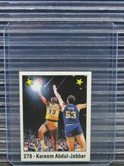 Kareem Abdul Jabbar #278 Basketball Cards 1988 Panini Spanish Sticker Prices