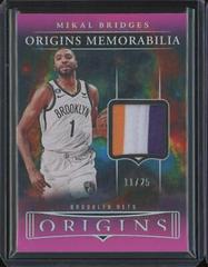 Mikal Bridges [Pink] #7 Basketball Cards 2023 Panini Origins Memorabilia Prices