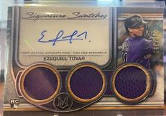 Ezequiel Tovar Baseball Cards 2023 Topps Museum Collection Signature Swatches Triple Relic Prices