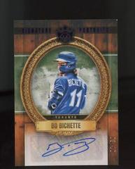 Bo Bichette [Purple] Baseball Cards 2022 Panini Diamond Kings Signature Portraits Prices
