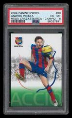 Andres Iniesta [Campio Catalan] #60 Soccer Cards 2004 Panini Sports Mega Cracks Barca Prices