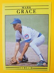 Mark Grace Baseball Cards 1991 Fleer Prices