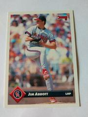 Jim Abbott #35 Baseball Cards 1993 Donruss Prices