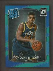 Donovan Mitchell [Aqua] #188 Basketball Cards 2017 Panini Donruss Optic Prices