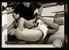 Silva vs Sonnen [Black and White] Ufc Cards 2015 Topps UFC Chronicles Prices
