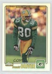 Donald Driver [Refractor] Football Cards 2001 Topps Chrome Prices