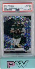Zach Wilson [No Huddle Silver] #302-V Football Cards 2021 Panini Mosaic Rookie Variations Prices