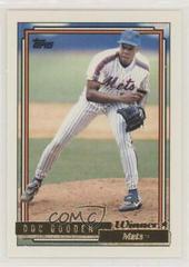 Doc Gooden [Winner] Baseball Cards 1992 Topps Gold Prices