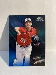 Max Scherzer [Blue Refractor] Baseball Cards 2021 Topps Chrome Black Prices