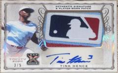 Tink Hence [Spectrum Silver] #PA-TH1 Baseball Cards 2020 Leaf Trinity Patch Autographs Prices