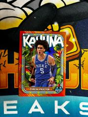 Tyrese Proctor [Orange] #BK-4 Basketball Cards 2023 Bowman Chrome University The Big Kahuna Prices