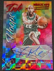 Khris Middleton [Red] Basketball Cards 2021 Panini Hoops Ink Prices