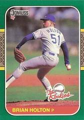 Brian Holton #54 Baseball Cards 1987 Donruss Rookies Prices