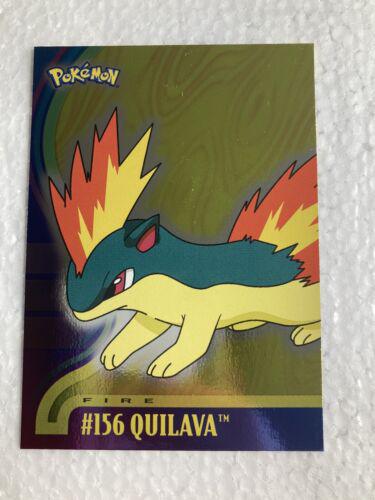 Quilava #156 Pokemon 2001 Topps Johto