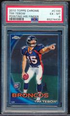 Tim Tebow [Pointing His Finger] Football Cards 2010 Topps Chrome Prices