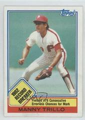 Manny Trillo Baseball Cards 1983 Topps Prices
