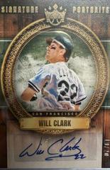 Will Clark [Gold] #SP-WC Baseball Cards 2022 Panini Diamond Kings Signature Portraits Prices