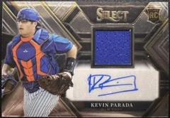 Kevin Parada [Gold Prizm] Baseball Cards 2023 Panini Select Rookie Jersey Autographs Prices