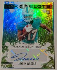 Jaylen Waddle [Black] Football Cards 2021 Panini Illusions Ink Blots Autographs Prices