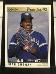 Juan Guzman Baseball Cards 1992 O Pee Chee Premier Prices