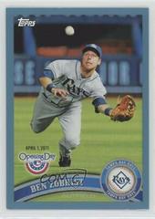 Ben Zobrist [Blue] #14 Baseball Cards 2011 Topps Opening Day Prices