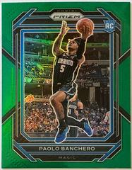 Paolo Banchero [Green] #249 Basketball Cards 2022 Panini Prizm Prices