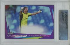 Gianluigi Buffon [Purple] #VI-GB2 Soccer Cards 2022 Leaf Vivid Imagery Prices