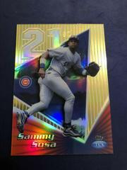 Sammy Sosa #6B Baseball Cards 1999 Topps Tek Gold Prices