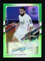 Dani Carvajal [Neon Green Refractor] Soccer Cards 2020 Topps Chrome UEFA Champions League Autographs Prices