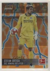 Stefan Ortega [Orange Blue Refractor] Soccer Cards 2021 Stadium Club Chrome Bundesliga Prices