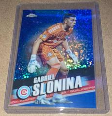 Gabriel Slonina [Blue Mini Diamond] Soccer Cards 2022 Topps Chrome MLS Prices