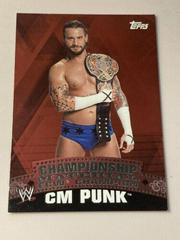 CM Punk #C6 Wrestling Cards 2010 Topps WWE Championship Material Prices