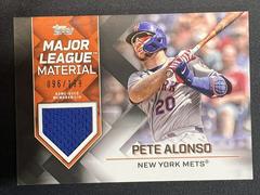 Pete Alonso [Black] Baseball Cards 2022 Topps Update Major League Material Relics Prices