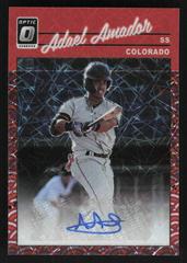 Adael Amador [Photon] #1990-AA Baseball Cards 2023 Panini Donruss Optic Retro 1990 Signatures Prices
