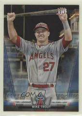 Mike Trout [Blue] #S-19 Baseball Cards 2018 Topps Update Salute Prices
