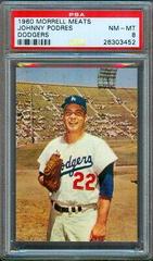 Johnny Podres Baseball Cards 1960 Morrell Meats Dodgers Prices