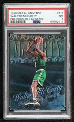Walter McCarty [Precious Metal Gems] #115 Basketball Cards 1998 Metal Universe Prices