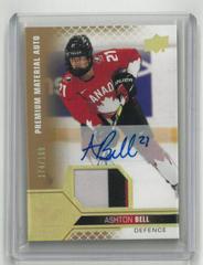 Ashton Bell [Autograph Patch] Hockey Cards 2022 Upper Deck Team Canada Juniors Prices