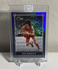 Pete Maravich [Purple] Basketball Cards 2019 Panini One and One Prices