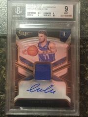 Luka Doncic Basketball Cards 2018 Panini Select Rookie Jersey Autographs Prices