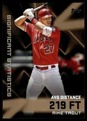 Mike Trout [Gold] #SS-7 Baseball Cards 2023 Topps Significant Statistics Prices