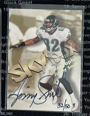 Jimmy Smith [Blue] Football Cards 1998 Skybox Premium Autographics Prices