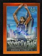 Dereck Lively II [Autograph Orange] #S-5 Basketball Cards 2022 Bowman Chrome University Skyscraping Prices