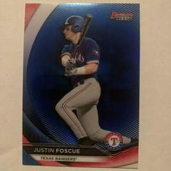 Justin Foscue [Blue Refractor] Baseball Cards 2020 Bowman's Best Top Prospects Prices
