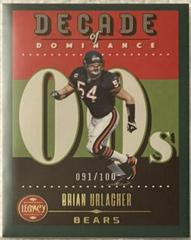 Brian Urlacher [Green] #DOD-2 Football Cards 2023 Panini Legacy Decade of Dominance Prices