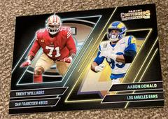 Trent Williams, Aaron Donald [Silver] #CS-WD Football Cards 2022 Panini Contenders Series Prices