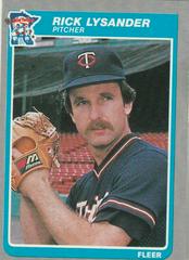 Rick Lysander #284 Baseball Cards 1985 Fleer Prices