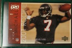 Michael Vick [Rookie Jersey] #101 Football Cards 2001 Upper Deck Game Gear Prices
