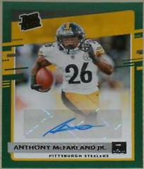 Anthony McFarland Jr. [Autograph Green] Football Cards 2020 Panini Donruss Prices