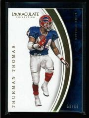 Thurman Thomas #5 Football Cards 2016 Panini Immaculate Prices